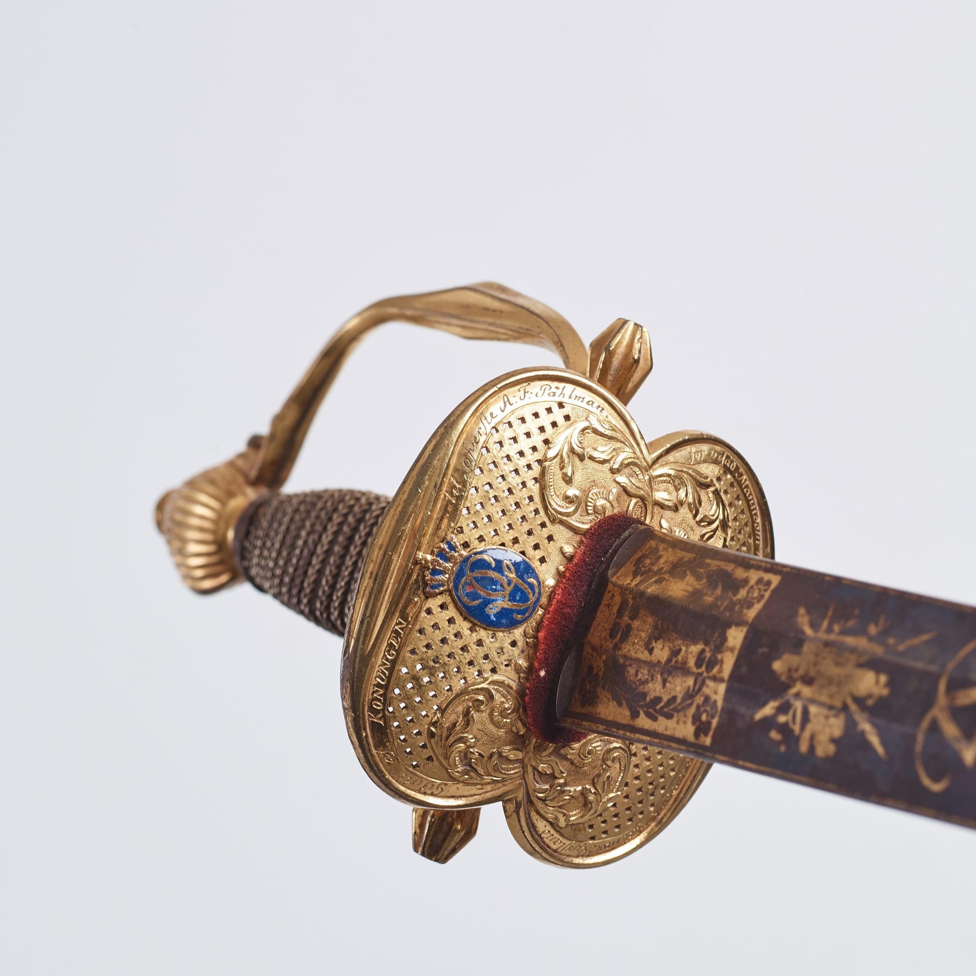 A rare Sword of Honour from King Gustaf III to Colonel AF Påhlman 1790