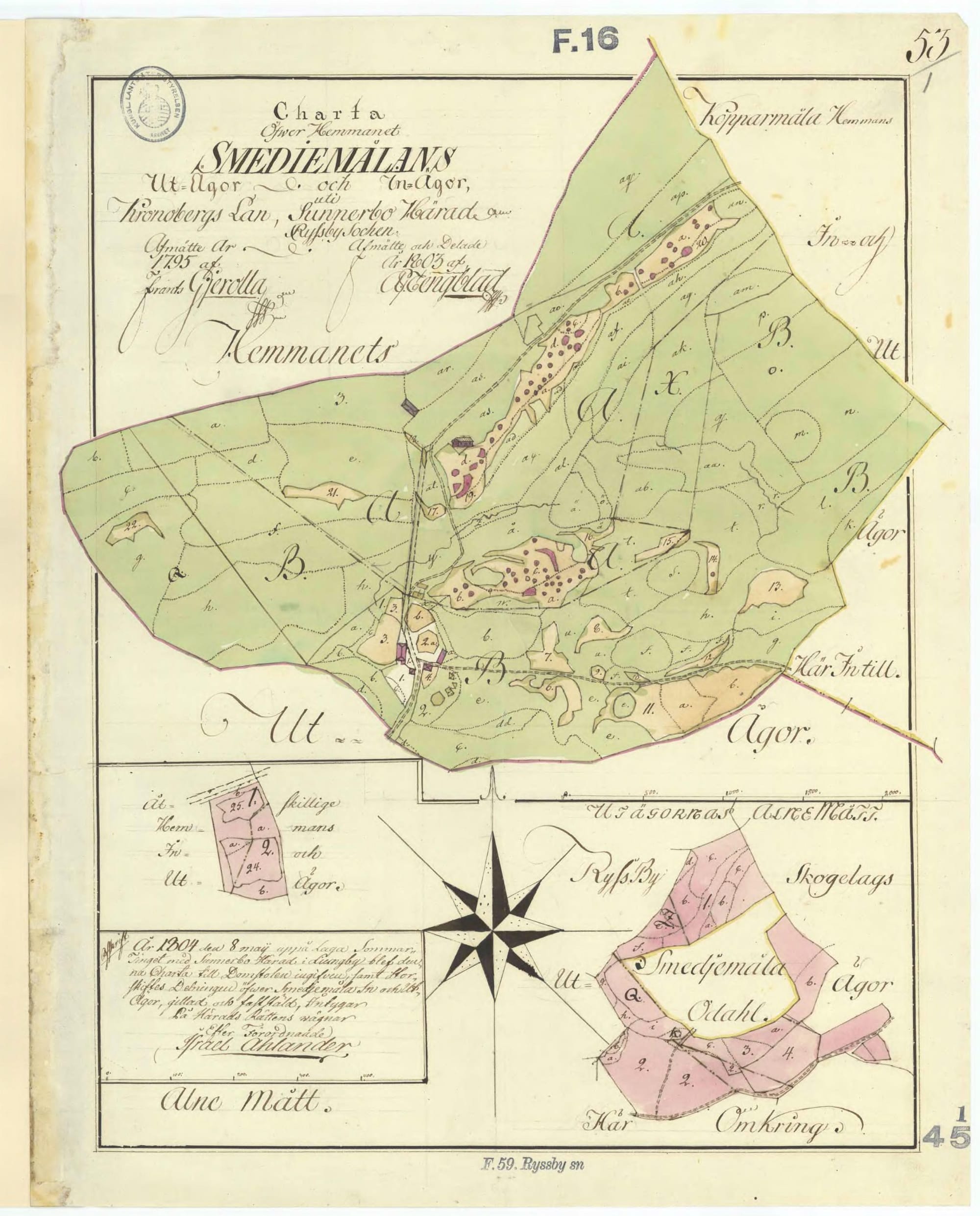 Smedjemåla no. 1 1803