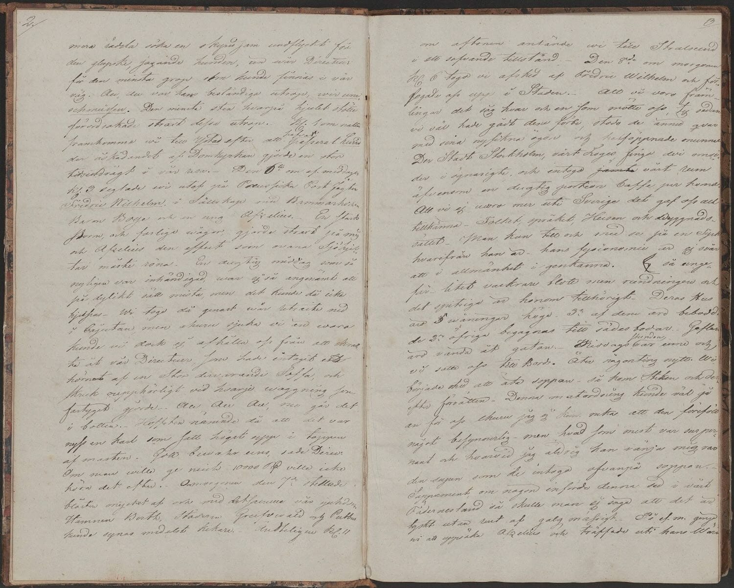 Lieutenant Carl Fredrik Påhlman’s travel journals