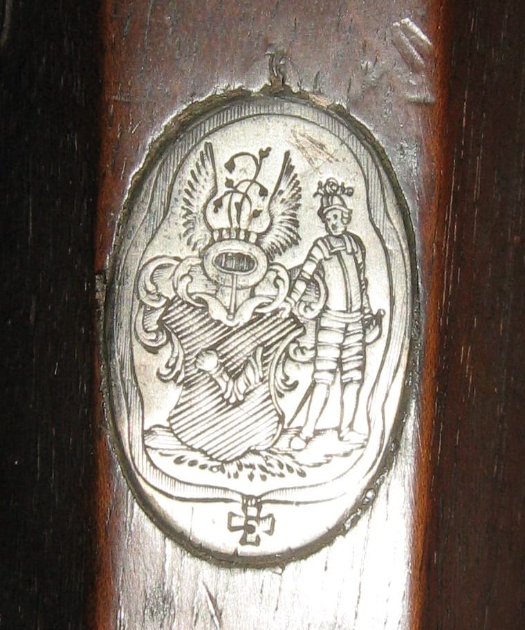 Reinhold Wilhelm von Pohlmann’s gun with coat of arms