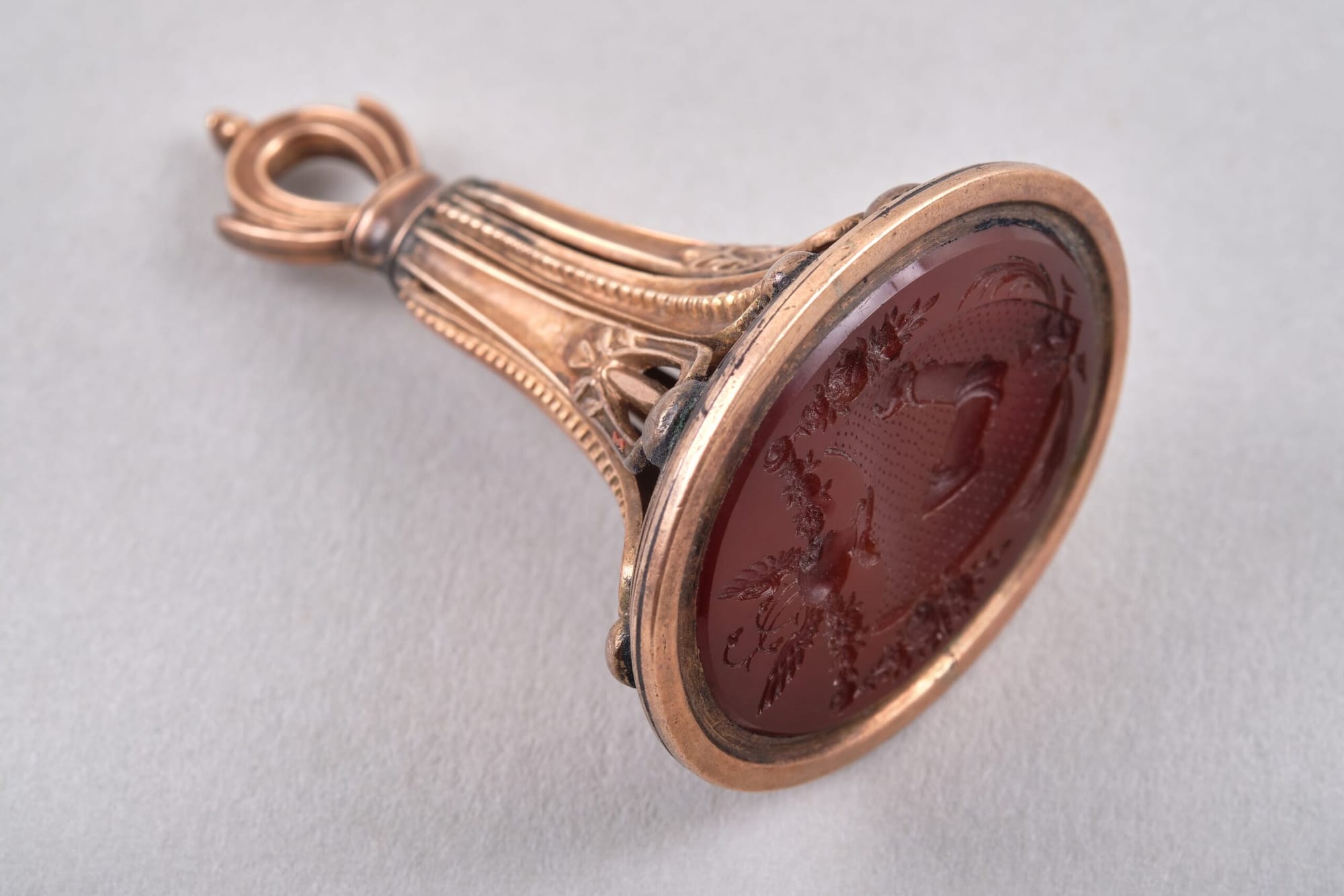 Seal, with the coat of arms of the Pohlmanns