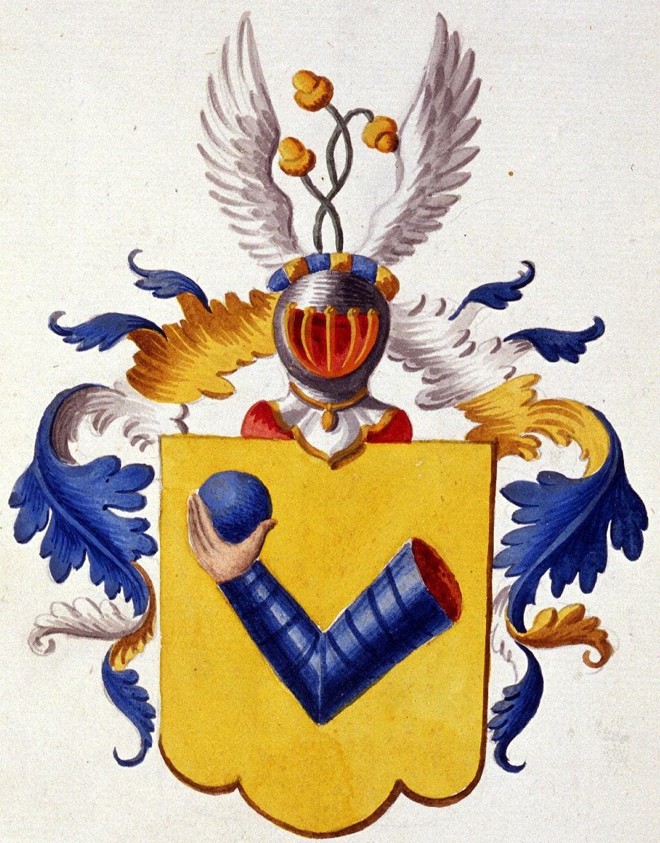 von Pohlmann coat of arms registered in Aadlivapid Ajalooarhiivis